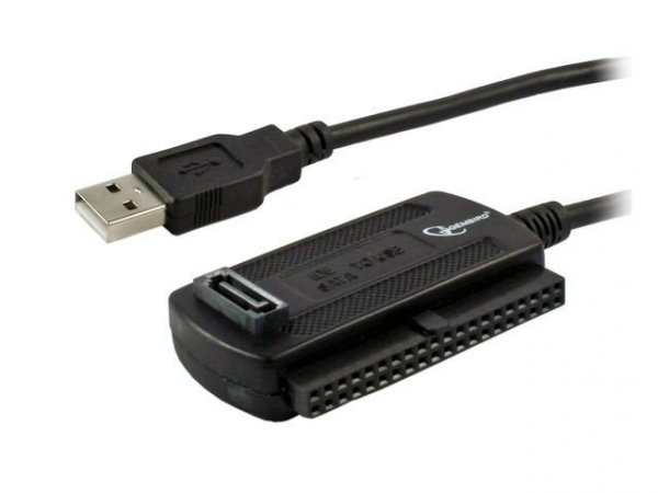 Gembird Adapter USB2.0 do IDE/SATA/2.5&#039;/3.5&#039;z zasilaczem