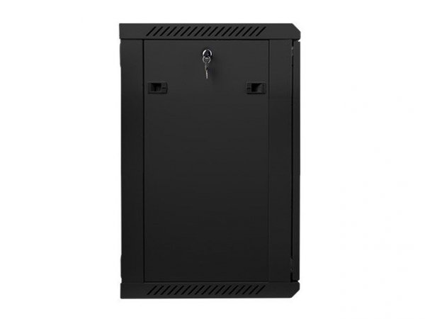 Lanberg Szafa instalacyjna wisząca 19 cali 15U 600X450mm czarna (drzwi szklane)