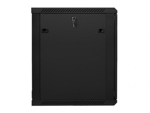 Lanberg Szafa instalacyjna wisząca 19 cali 15U 600X600mm czarna (drzwi szklane)