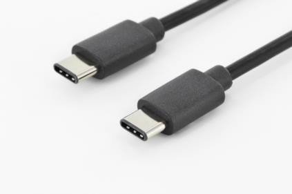 Digitus Kabel połączeniowy USB 2.0 HighSpeed Typ USB C/USB C M/M czarny 1,8m