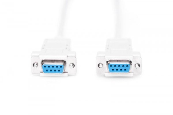 Digitus Kabel połączeniowy RS232 null-modem Typ DSUB9/DSUB9 Ż/Ż 1,8m szary
