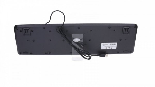 Gembird Klawiatura standardowa USB Cyrylica KB-U-103-RU czarna