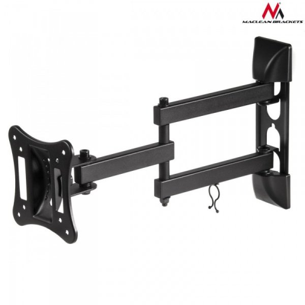 Maclean Uchwyt do telewizora  lub  monitora 13-27" 15 kg uniwersalny MC-719 czarny max vesa 100x100