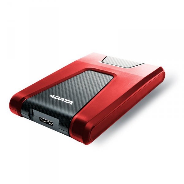 Adata Dysk twardy DashDrive Durable HD650 2TB 2.5 USB3.1 czerwony