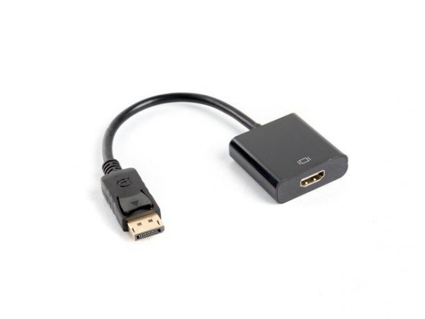 Lanberg Adapter Displayport (M) -&gt; HDMI (F) 10cm
