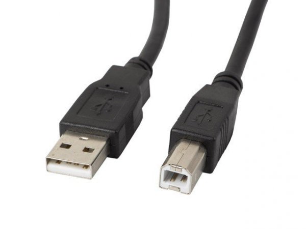 Lanberg Kabel USB 2.0 AM-BM 3M Ferryt czarny