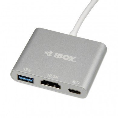 iBOX HUB USB Type-C power delivery HDMI USB A