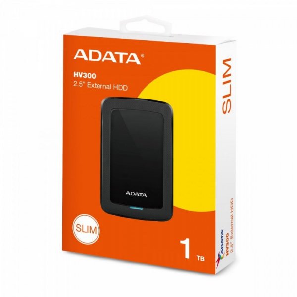 Adata Dysk twardy DashDrive HV300 1TB 2.5 USB3.1 czarny