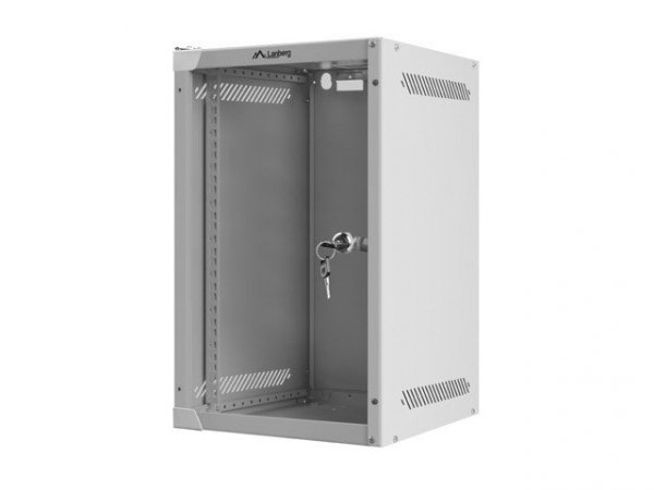 Lanberg Szafa wisząca 10 cali 9U 280x310mm szara