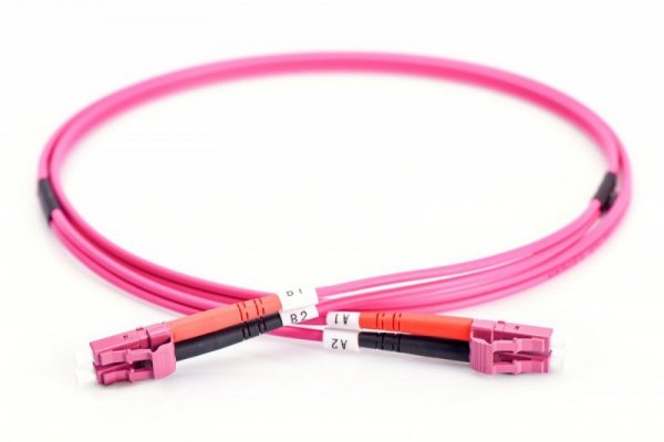 Digitus Patch cord światłowodowy FO LC-LC MM 50/125 OM4 duplex LSOH 3m