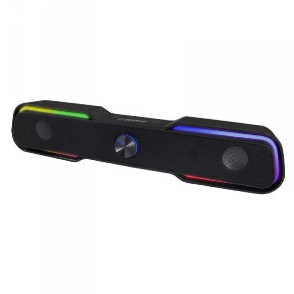 Esperanza Głośnik USB soundbar Led/rainbow Apala