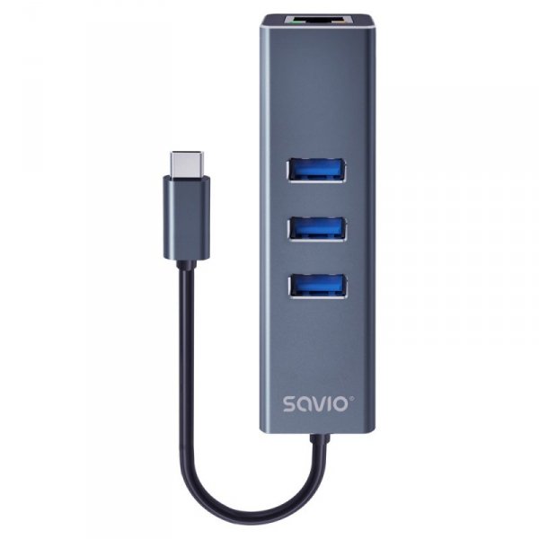 Savio HUB USB-C 3.1, AK-57
