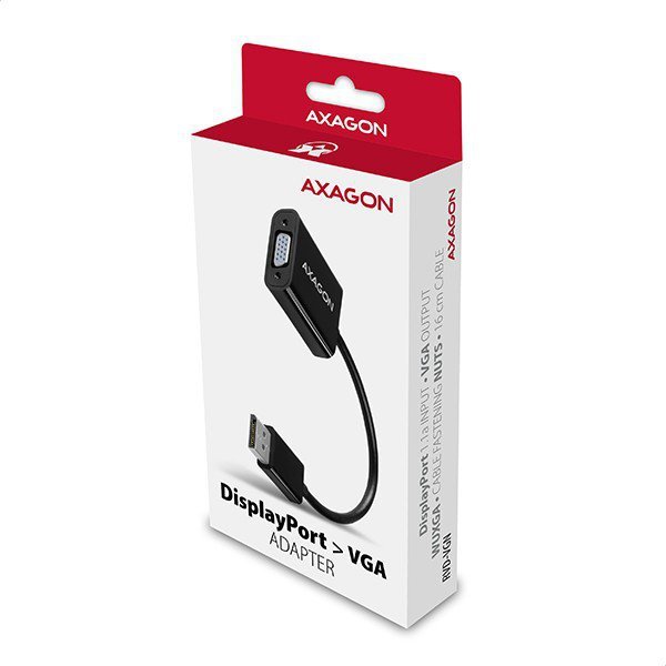 AXAGON RVD-VGN Adapter DisplayPort -&gt; VGA FullHD 1920x1200