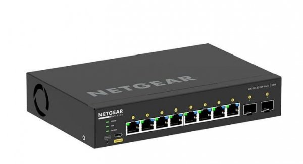 Netgear Przełącznik GSM4210PX Switch 10xPoE+ 2xSFP+