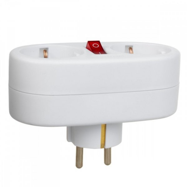 Maclean Gniazdko prądowe x2 MCE338 typ F