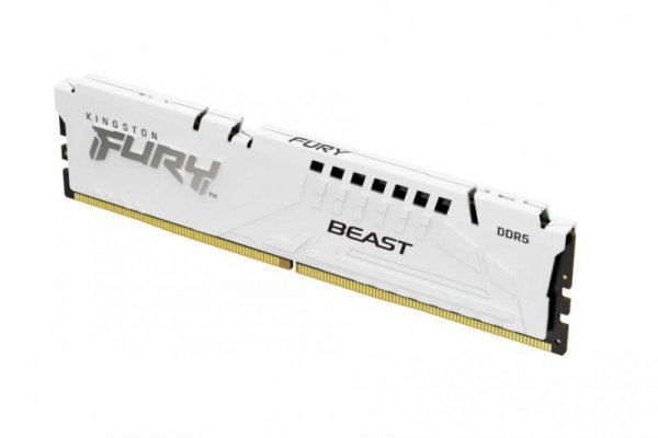 Kingston Pamięć DDR5 Fury Beast 32GB(2*16GB)/6400 CL32 EXPO biała
