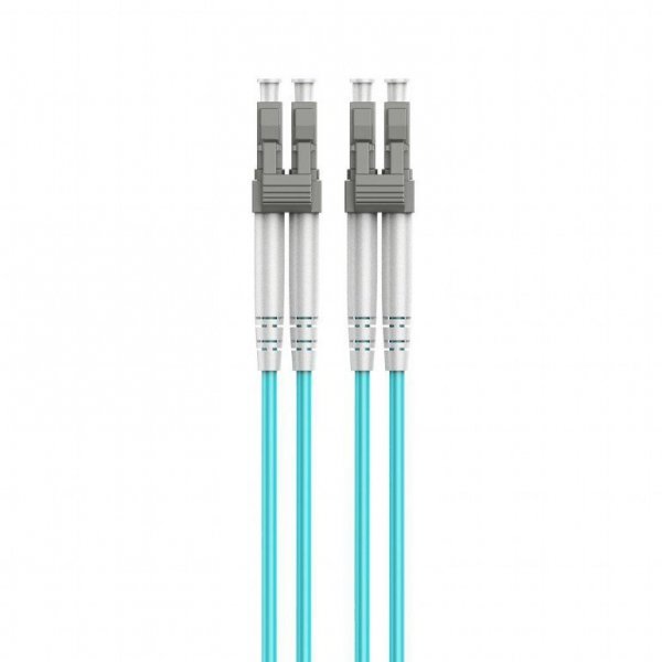 Gembird Kabel światłowodowy wielomodowy duplex OM4 50/125, LC/LC, 1 m