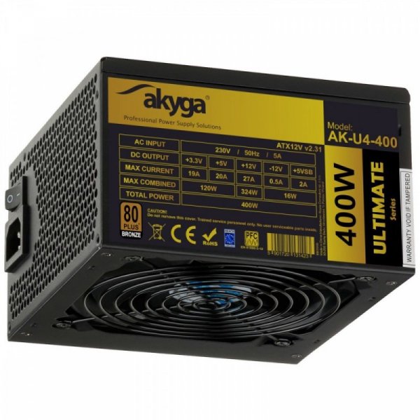 AKYGA Zasilacz ATX AK-U4-400 400W 80+ Bronze