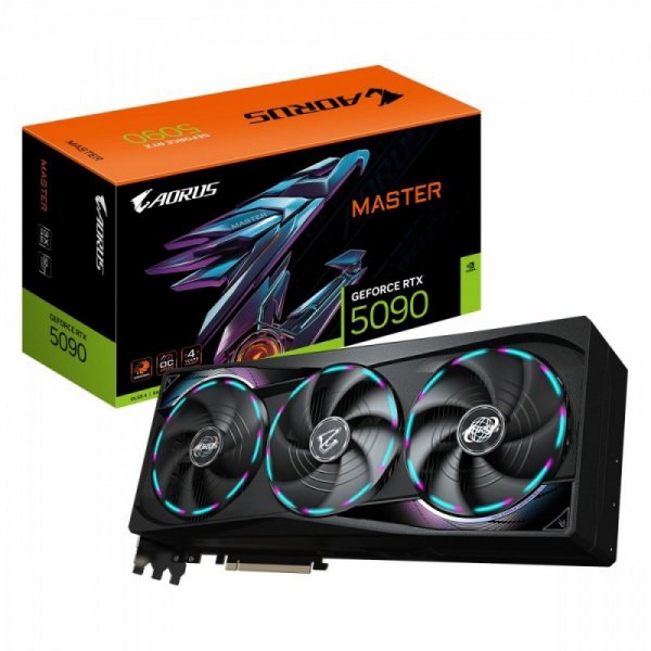Gigabyte Karta graficzna GeForce RTX 5090 AORUS MASTER 32GB 512BIT GDDR7 3DP/HDMI