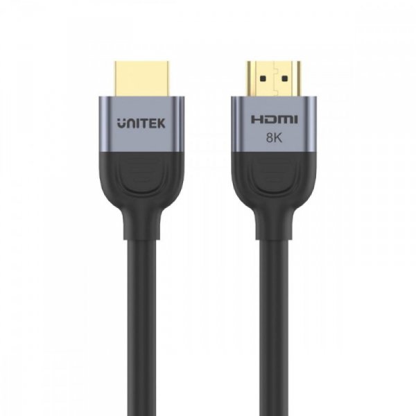 Unitek Kabel HDMI 2.1 8K 60Hz 2m; czarny; C11086GY01-2M