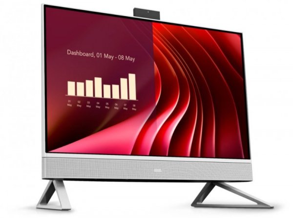 Dell Komputer Dell 24 All-in-One EC24250 Win11Pro  CORE 7-150U/16GB/1TB/23.8 FHD Touch/Intel Graphics/Cam/WLAN + BT/Backlit Kb/3