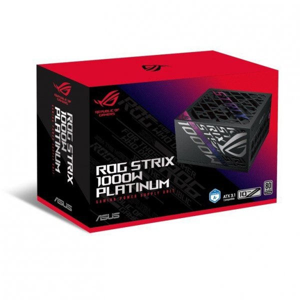 Asus Zasilacz ROG STRIX 1000W 80+ Platinum czarny