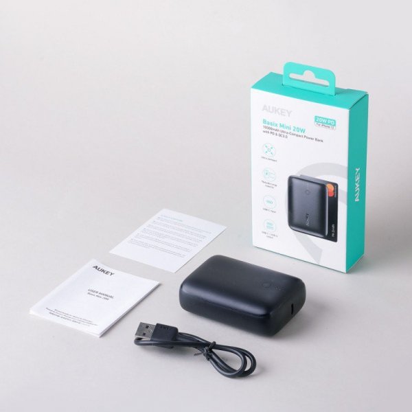 AUKEY PB-Y55 MINI PowerBank | 10000mAh | 22.5W | 2xUSB | PD QC