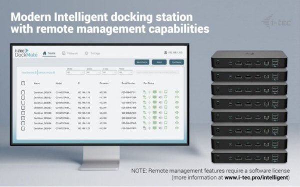 i-tec Stacja dokująca USB-C Intelligent Triple Display Docking Station Power Delivery 100W