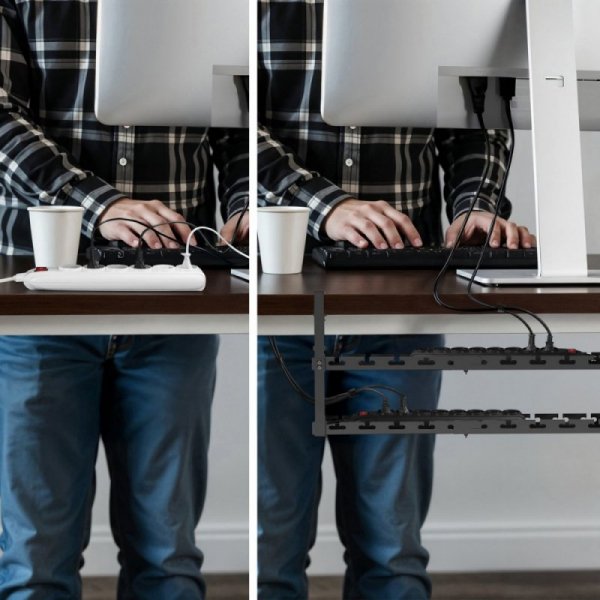 Maclean Organizer podbiurkowy na kable MC-102 B