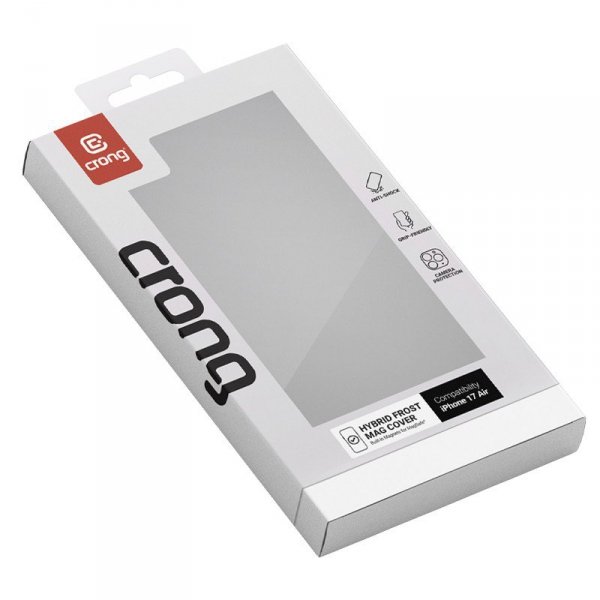 CRONG Hybrid Frost MAG Cover - Etui MagSafe iPhone Air Czarne