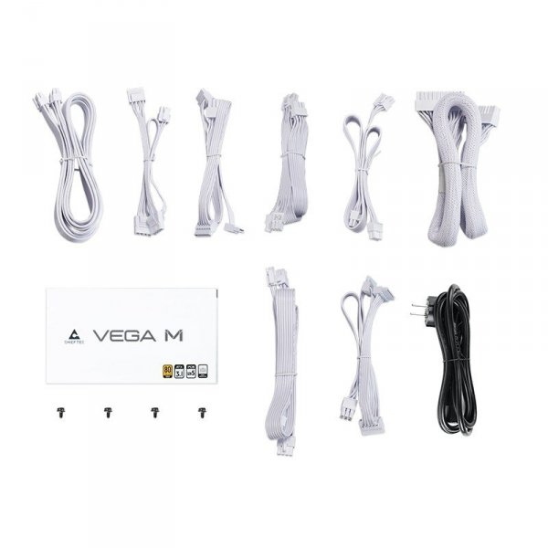 Chieftec Zasilacz PPG-850-CW VEGA M 850W 80+ GOLD Biały