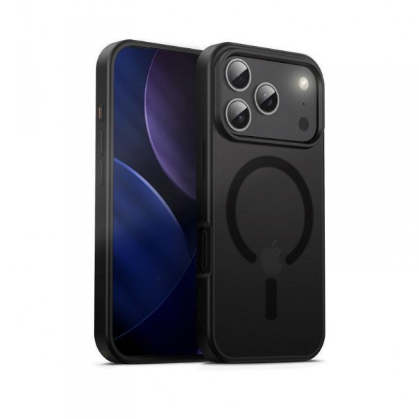 CRONG Etui Hybrid Frost MAG Cover iPhone 17 Pro MagSafe Czarne