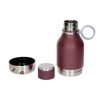 Asobu - Dog Bowl Bottle Stainless Steel Fioletowa - Butelka z miska dla psa 1,1L