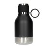 Asobu - Dog Bowl Bottle Stainless Steel Czarna - Butelka z miską dla psa 1,1L