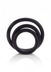 Pierścień-RUBBER RING BLACK SET 3PCS