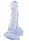 Dildo-BASIX 8 DONG W SUCTION CUP CLEAR