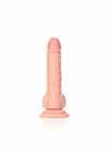 Curved Realistic Dildo  Balls  Suction Cup - 7/ 18 cm