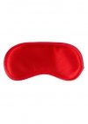 Maska-Red Satin Eye Mask