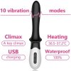 Wibrator-Silicone Prostate / G-spot Massager USB 10 Function / Heating