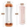 Masturbator-Vibrating Masturbation Cup USB 10 function + Interactive Function / Double Ends