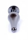 Plug-Jawellery Dark Silver BUTT PLUG- Black