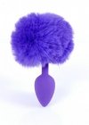 Plug-Jawellery Silikon PLUG - Bunny Tail - Purple