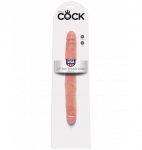 King Cock 12 Slim Double Dildo Flesh