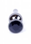 Plug-Jawellery Dark Silver BUTT PLUG- Black