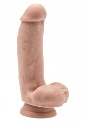 Dildo-COCK 6 INCH W/ BALLS FLESH