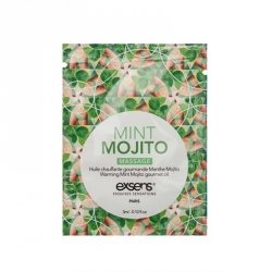 MINT MOJITO SACHET Warming gourmet massage  oil (3 ml x 10 szt.)