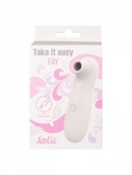 Stymulator-Take It Easy Fay White Rechargeable Vacuum Wave