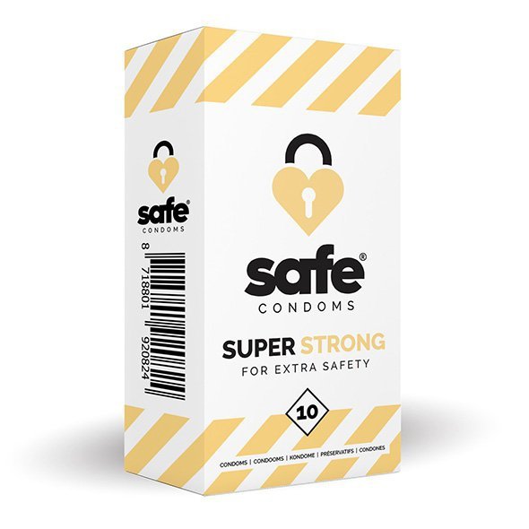 SAFE - Condooms Super Strong voor extra veiligheid (10 stuks)