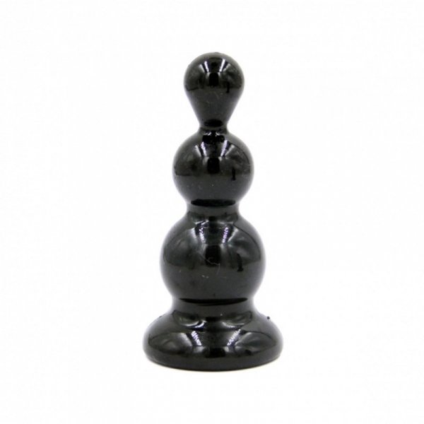 Rocket drill 3,2 inch black  anal plug 3,2 inch / 8 cm