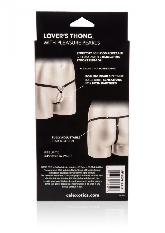 Stymulator-LOVER&quot;&quot;S THONG W. PLEASURE PEARLS